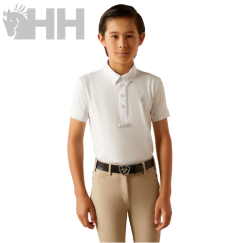 POLO CONCURSO ARIAT TEK MANGA CORTA NIÑO