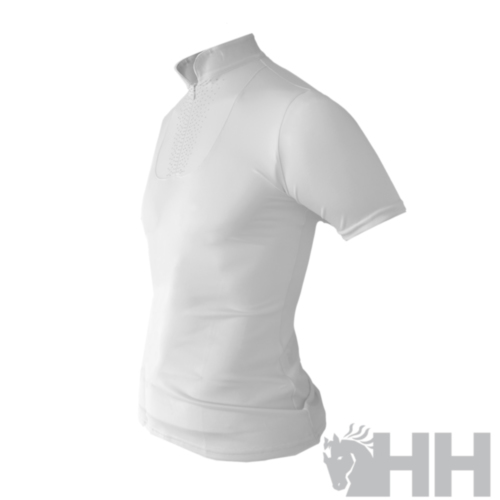 POLO CONCURSO LEXHIS ALBA MANGA CORTA MUJER
